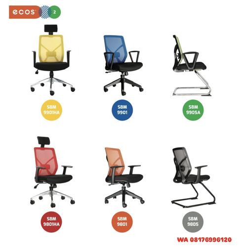 Kursi Kantor Chairman Ecos SBM 9901 HA SBM 9901 SBM 9905A SBM 9801 HA SBM 9801 SBM 9805