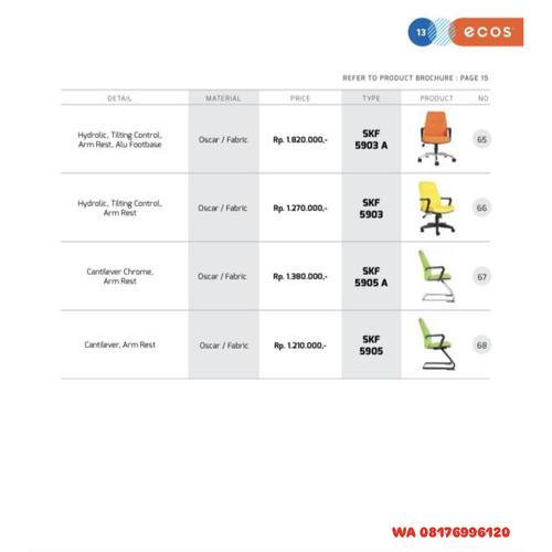 Kursi Kantor Chairman Ecos SKF 5903 A SKF 5903 SKF 5905 А SKF 5905
