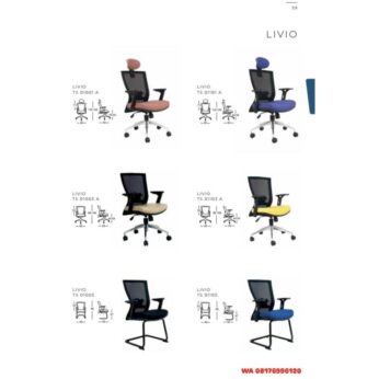 Kursi Kantor Chairman LIVIO TS 01001 A 01003 A 01005 01101 A 01103 A 01105