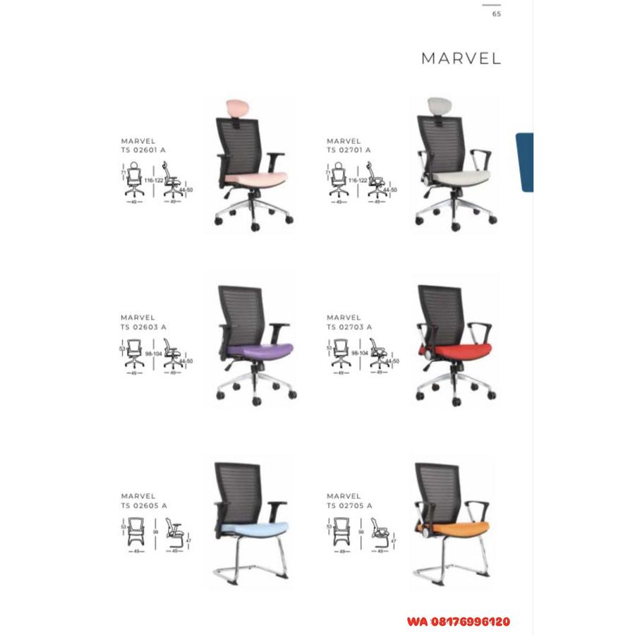 Kursi Kantor Chairman MARVEL TS 02601 A 02603 A 02605 A 02701 A 02703 A 02705 A
