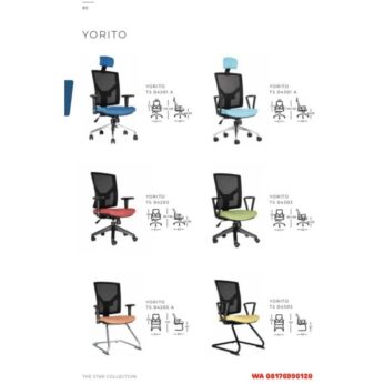 Kursi Kantor Chairman YORITO TS 04201 A 04203 04205 A 04301 A 04303 04305