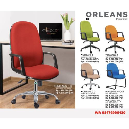 Kursi Kantor Donati Decco ORLEANS 1 ORLEANS 1 C ORLEANS 2 ORLEANS 2 C ORLEANS 3 VCOT ORLEANS 3 VC