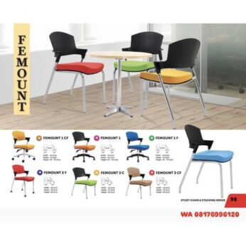 Kursi Kantor Donati FEMOUNT 1 2 3 C CF F