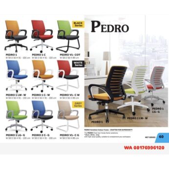 Kursi Kantor Donati PEDRO 1 2 C LW- W C- W LG- G C- G V1- COT V1- C W V1- C G