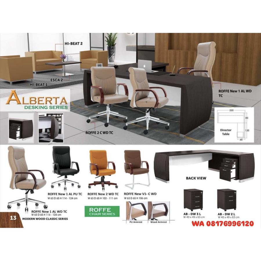 Kursi Kantor Donati ROFFE NEW 1 2 AL WD TC PU V1- C