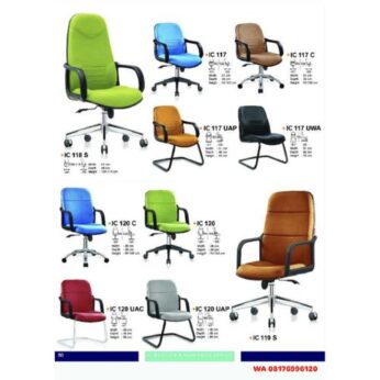 Kursi Kantor Ichiko IC 117 117 C 117 UAP 117 UWA 118 S & IC 119 S 120 120 C 120 UAP 120 UAC
