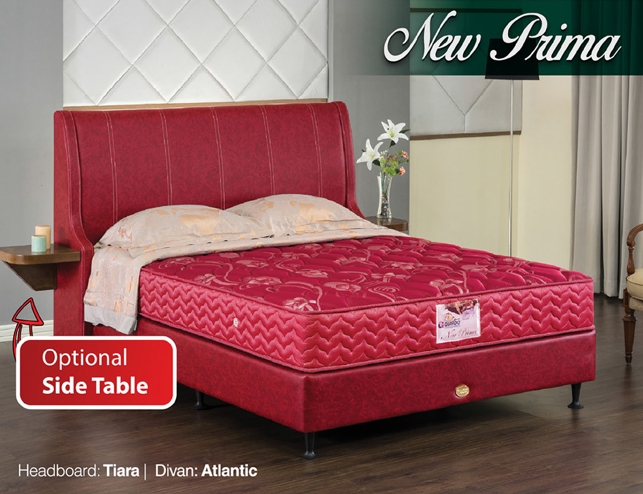 Springbed Guhdo New Prima Atlantik Style - Tiara