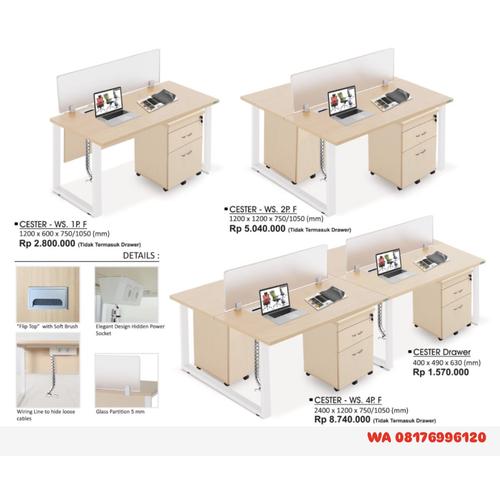 Penyekat Meja Kantor Donati Decco CESTER