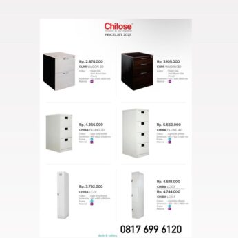 Rak Kantor Chitose KUMI-WAGON 2D KUMI-WAGON 3D CHIBA FILLING 3D CHIBA FILLING 4D CHIBA LC-01 CHIBA LC-03 CHIBA LC-04