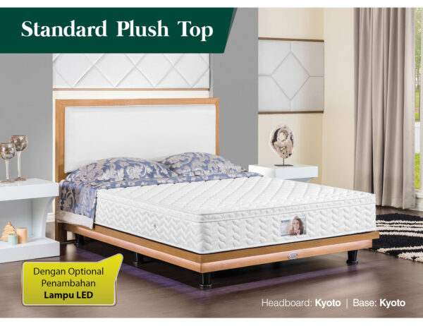 Spingbed Guhdo Standard Plush Top Kyoto Style (With LED Lights)