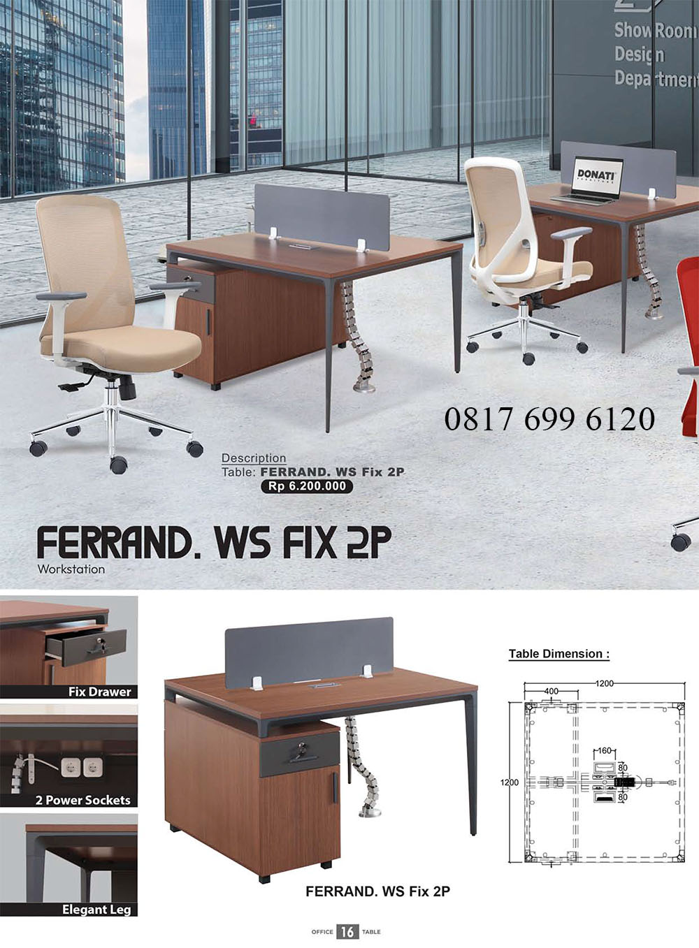 Workstation Donati Ultimate Ferrand.WS Fix 2P