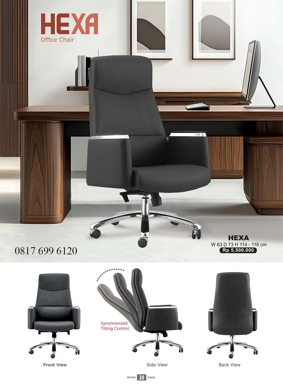 Kursi Kantor Donati Ultimate HEXA