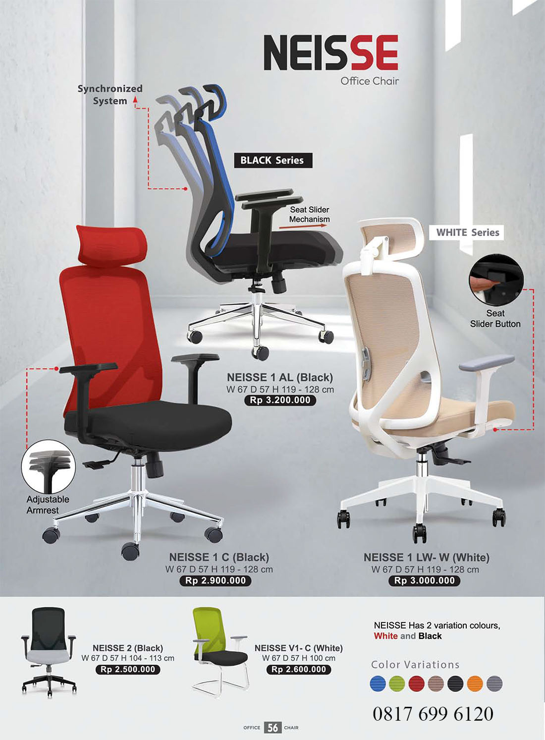 Kursi Kantor Donati Ultimate NEISSE