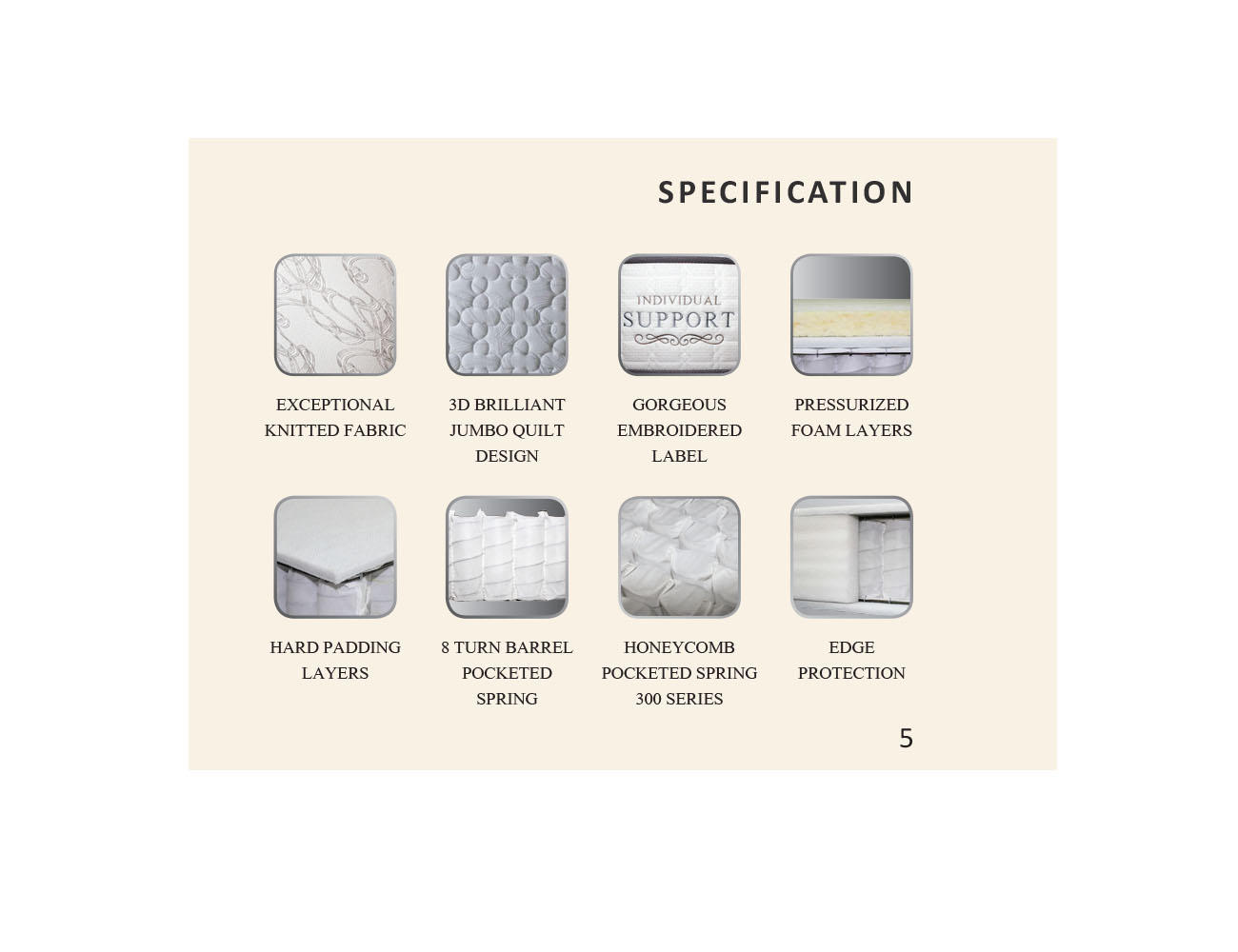 Springbed Guhdo Individual Support Individual Style - Drevo - Image 2