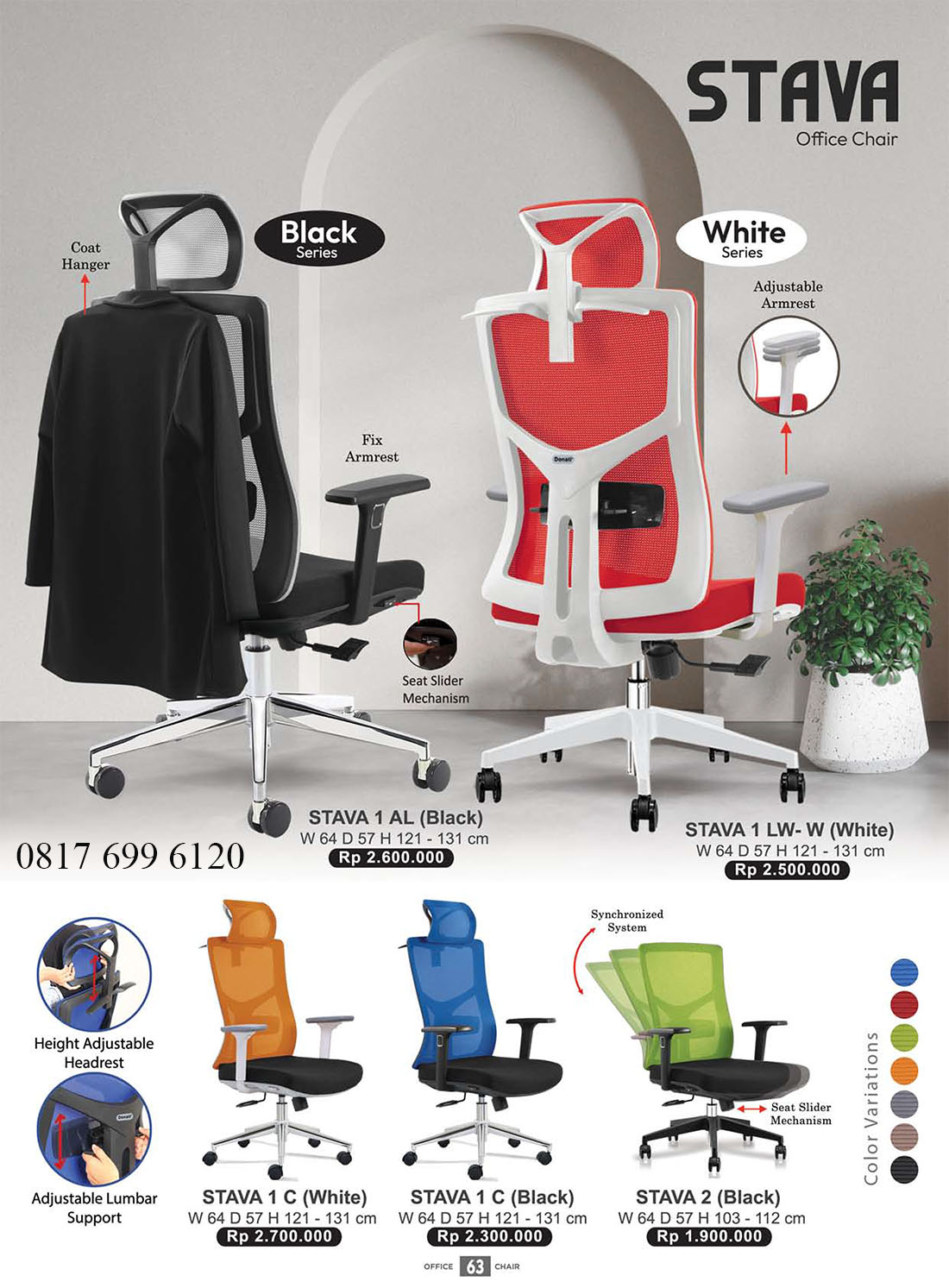 Kursi Kantor Donati Ultimate STAVA