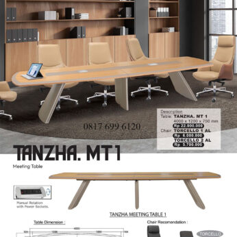 Meja Kursi Meeting Donati Ultimate Tanzha.MT1