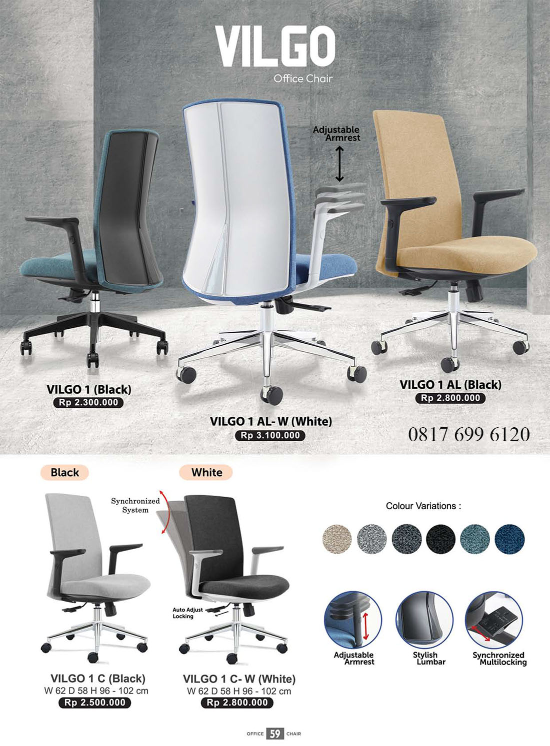 Kursi Kantor Donati Ultimate VILGO